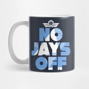 Jay All Day Univeristy Blue Mug